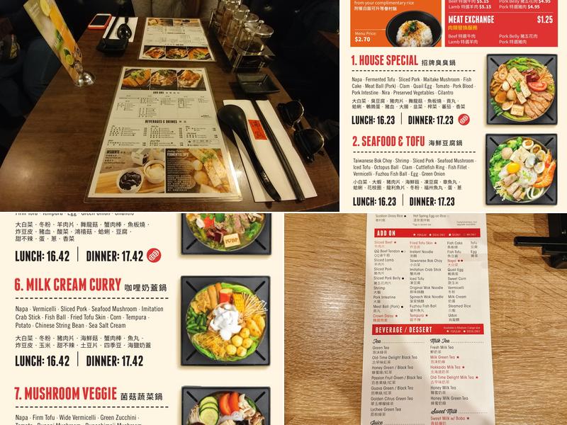 Boiling Point Menu