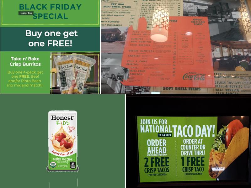 Taco Time Menu