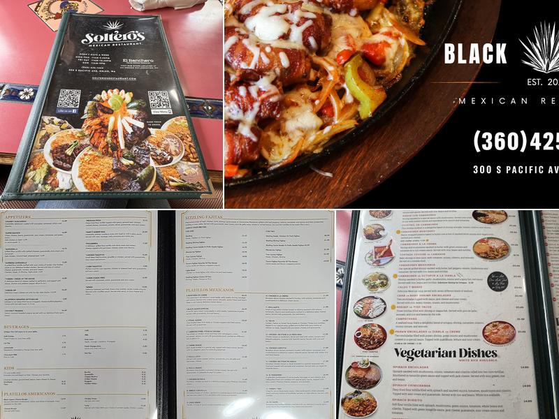 Black Agave Menu