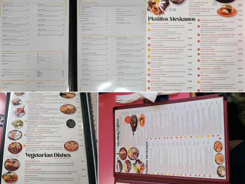 Black Agave Menu
