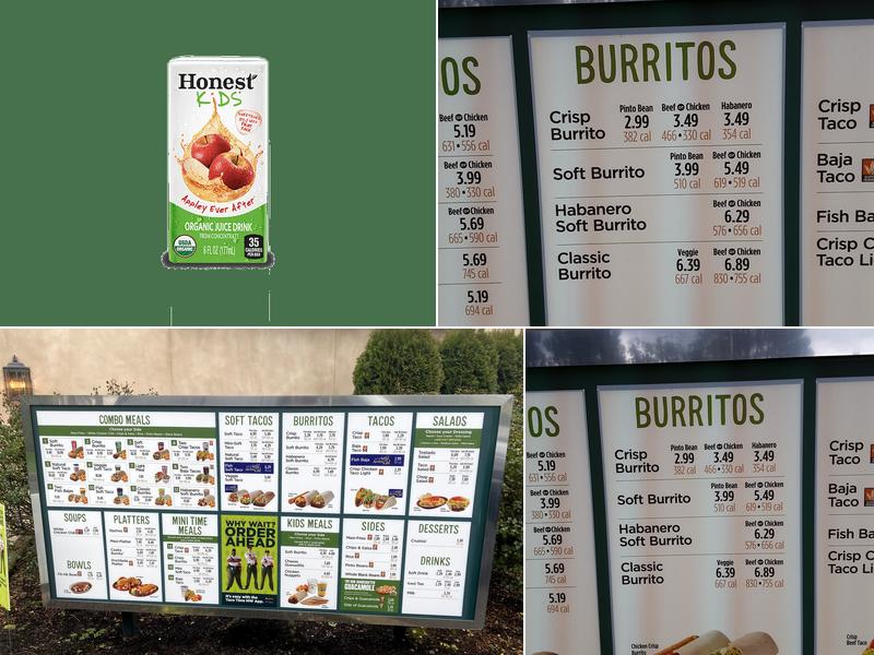 Taco Time Menu