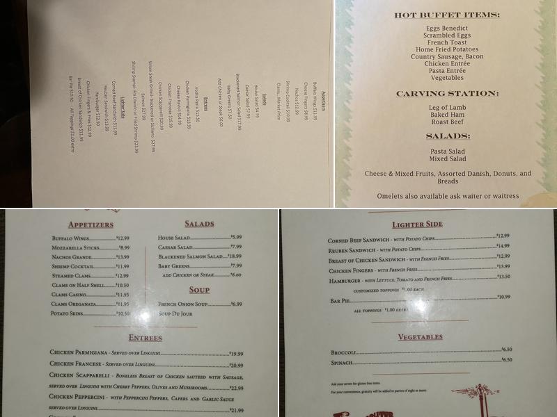 Lamplighter Restaurant & Pub Menu