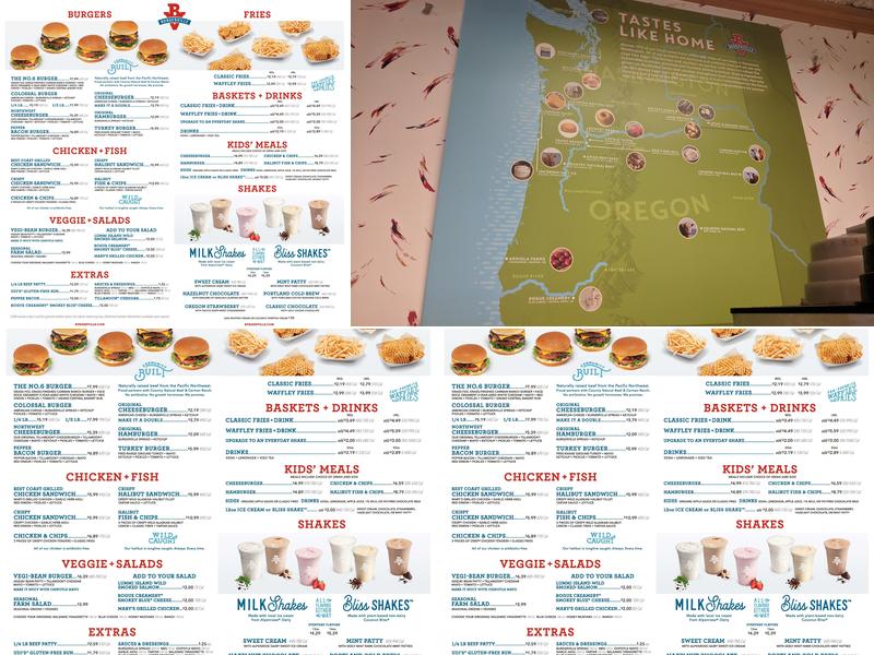 Burgerville Menu