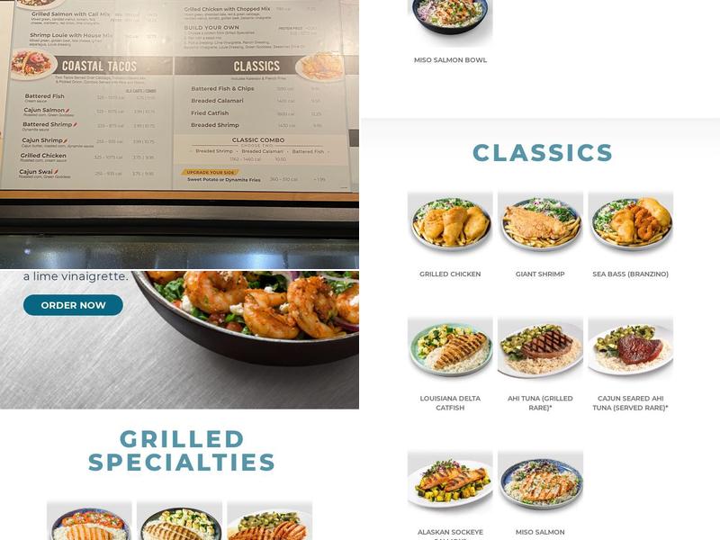 California Fish Grill Menu