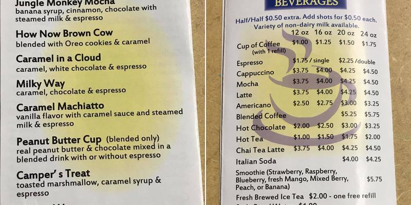 TLC Deli & Laundromat Menu