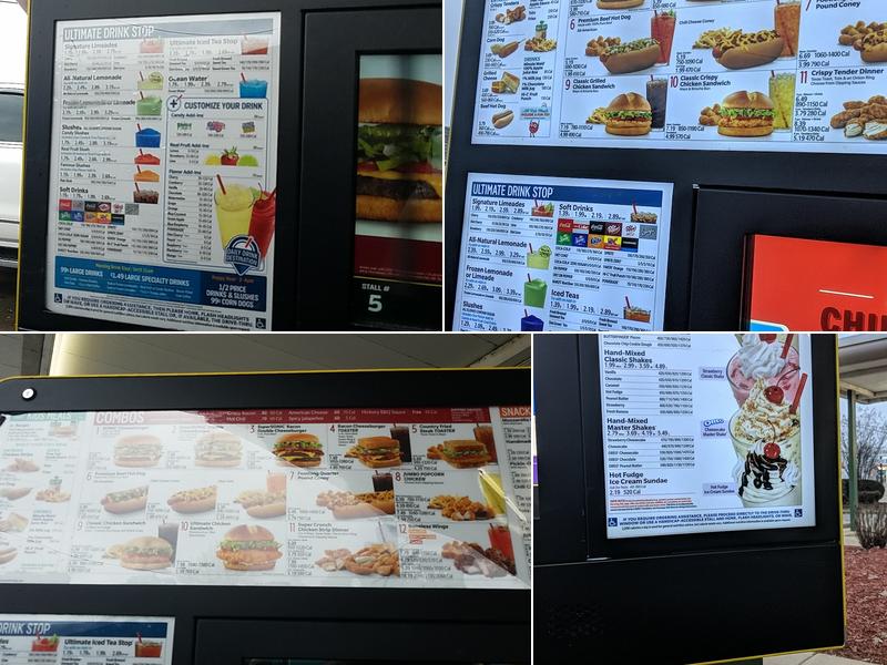 Sonic Drive-In Menu