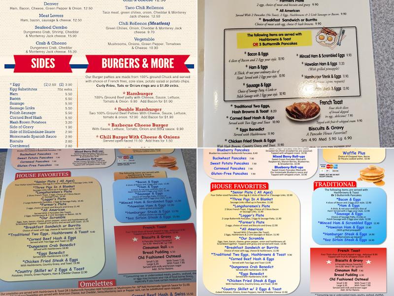 Pancake House Menu