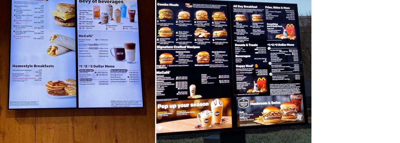 McDonald's Menu