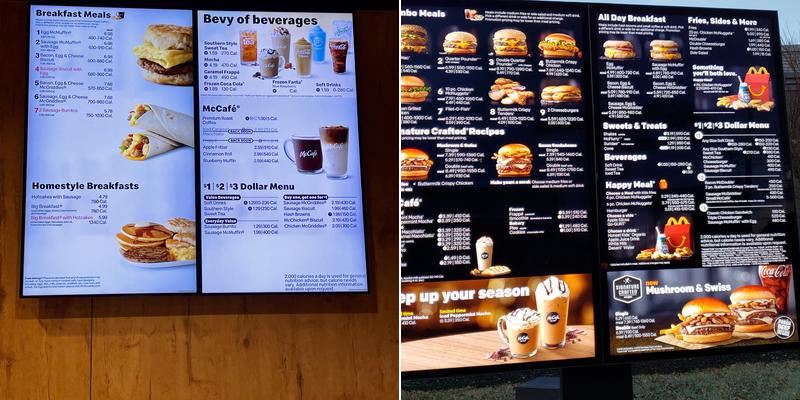 McDonald's Menu
