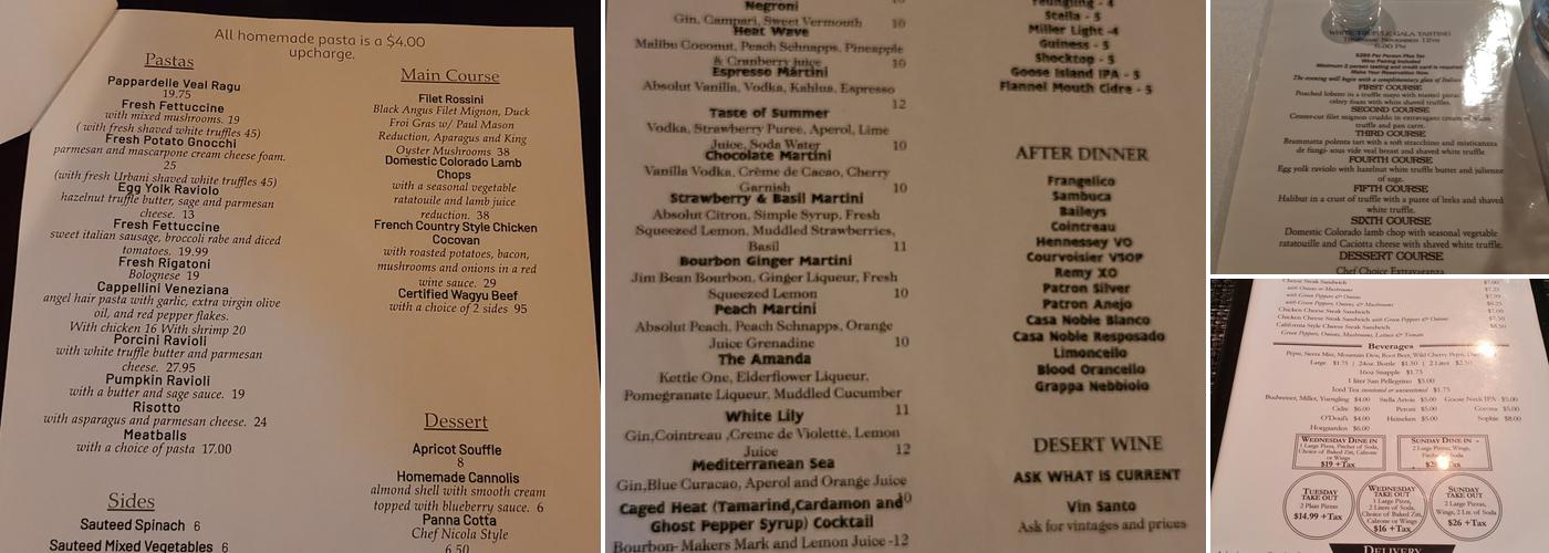 Momento Menu