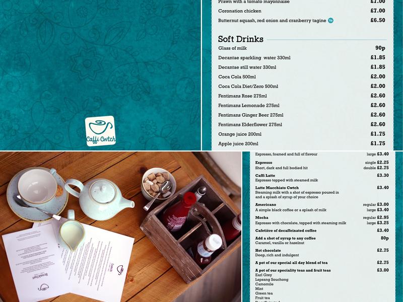 Caffi Cwtch Menu