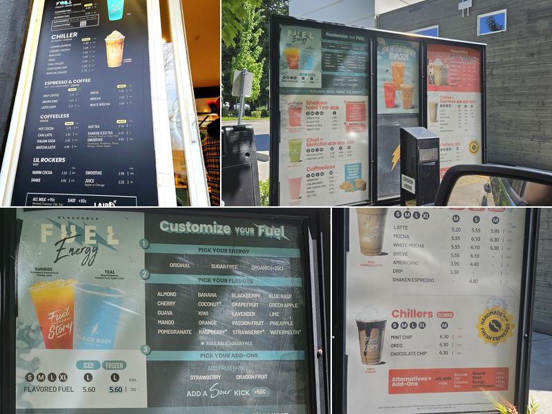 Black Rock Coffee Bar Menu