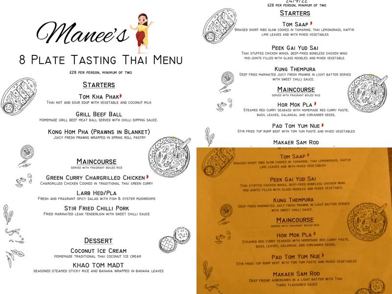 Honey's Bakery & Cafe Menu