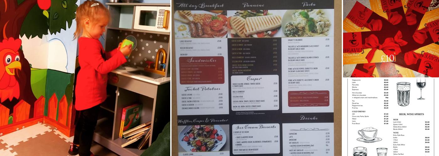 Heaven Coffee Shop Menu