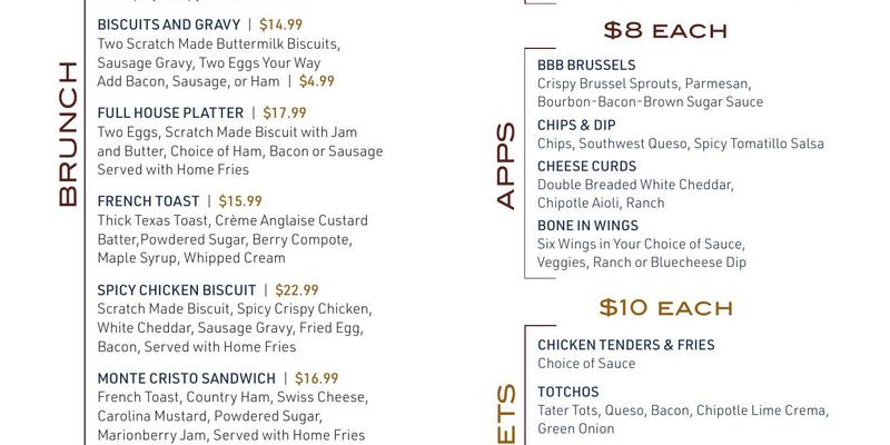 Chef Jet Menu