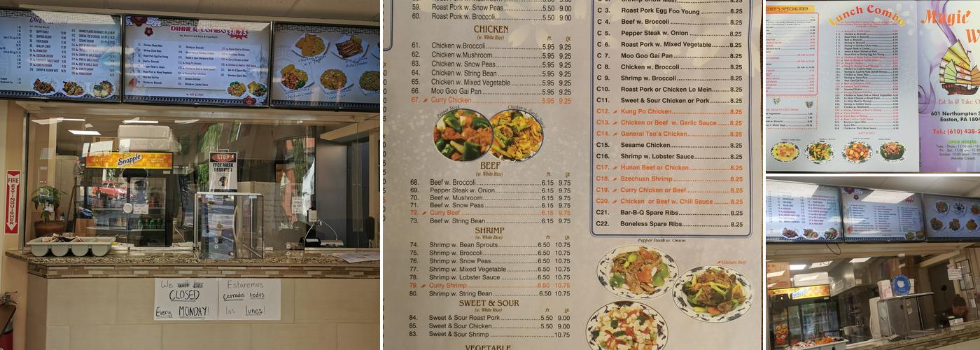 Magic Wok Menu