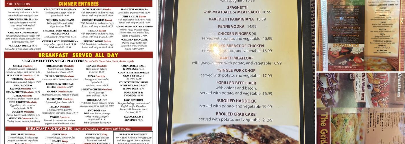 Key City Diner Menu