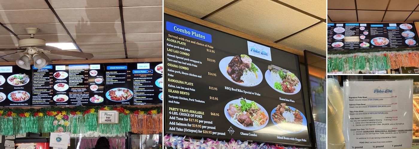 Poke Etc. Menu