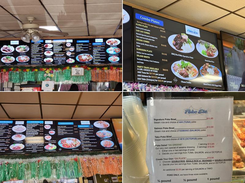 Poke Etc. Menu