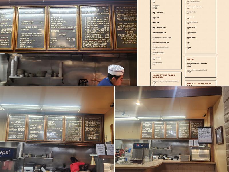 The Barbecue Pit Menu