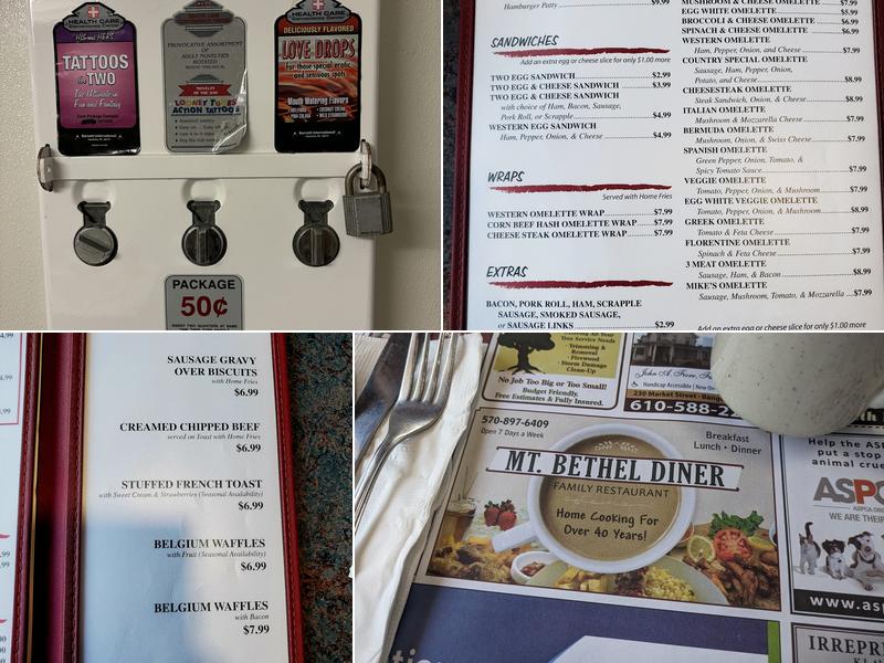 Mt Bethel Diner Menu