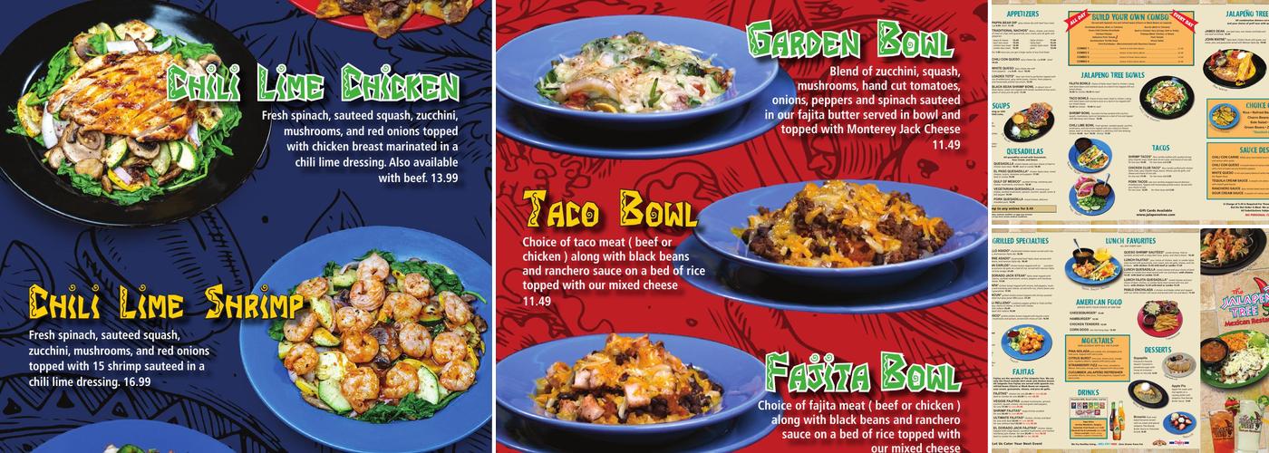 The Jalapeno Tree Menu