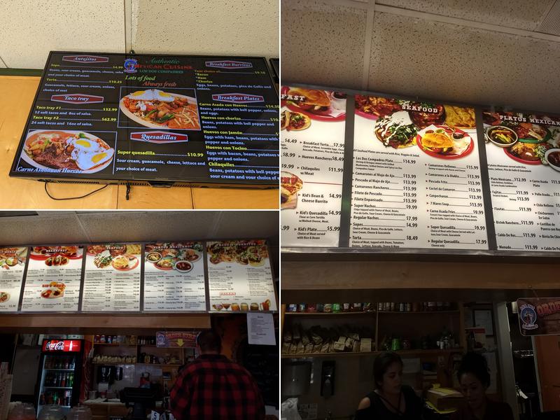 Los Dos Compadres Menu