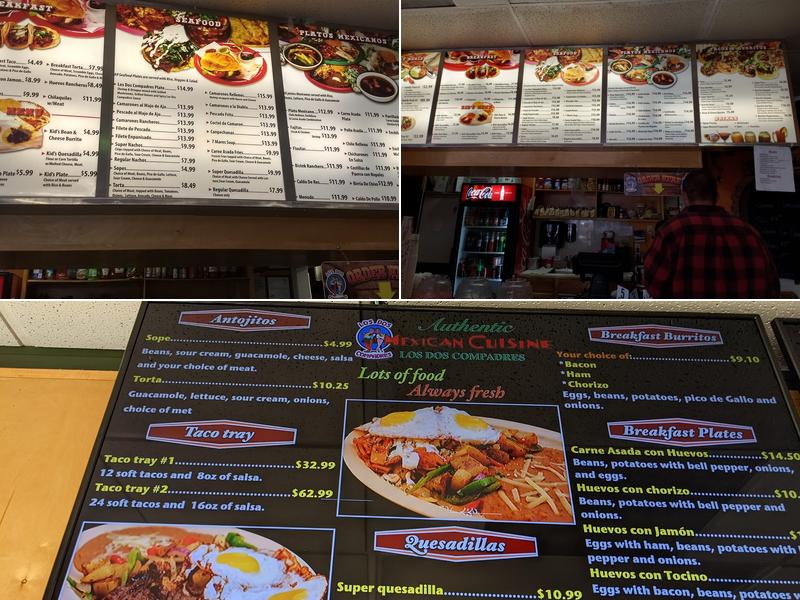 Los Dos Compadres Menu