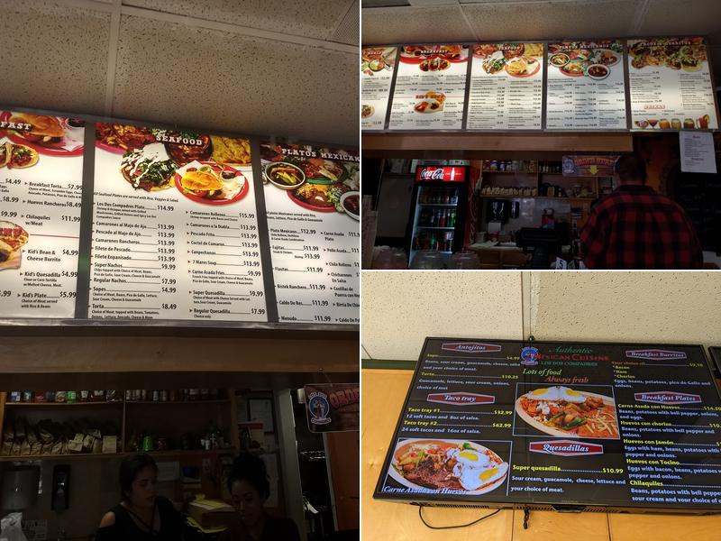 Los Dos Compadres Menu