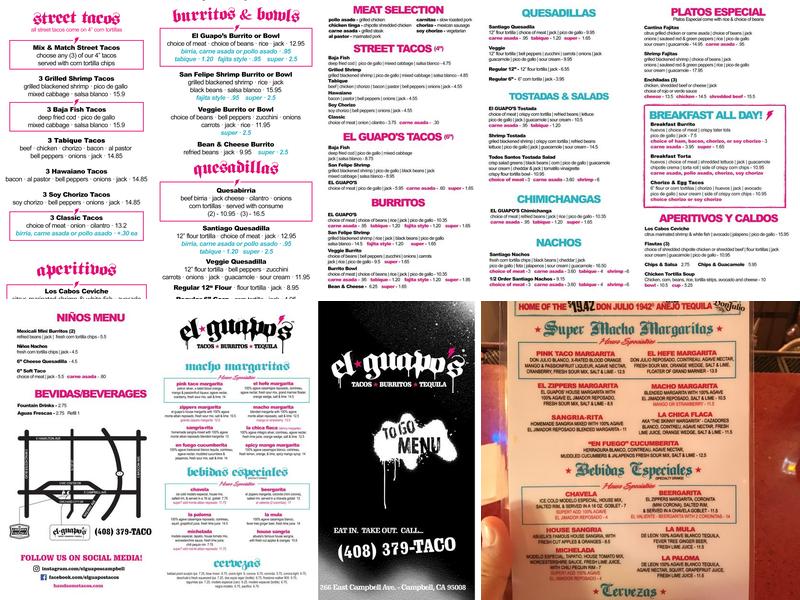el guapo's Menu