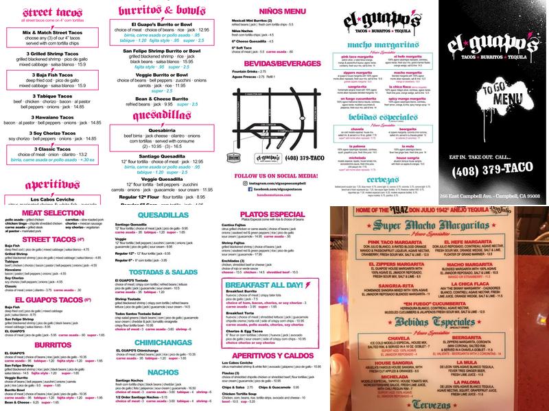 el guapo's Menu