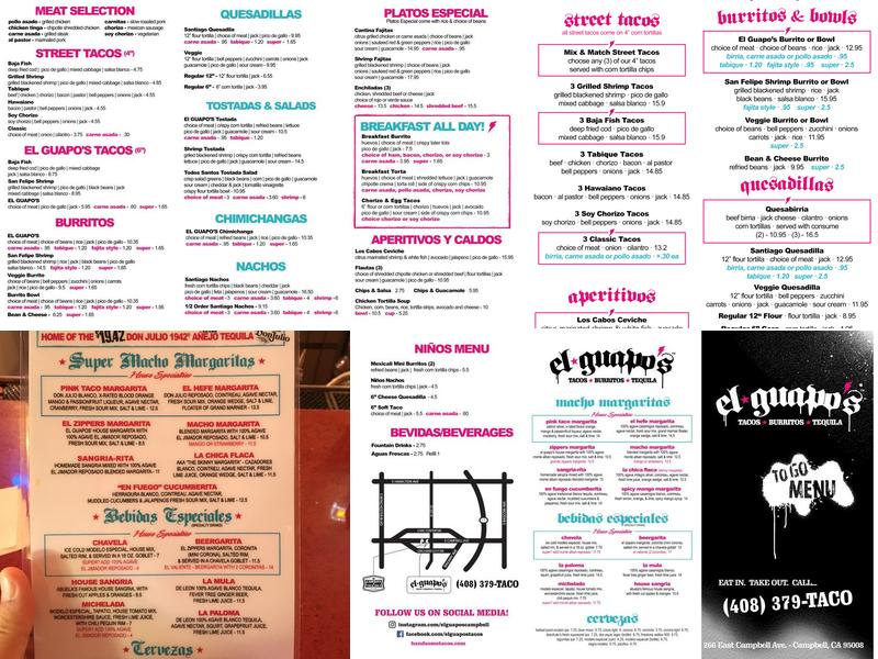 el guapo's Menu