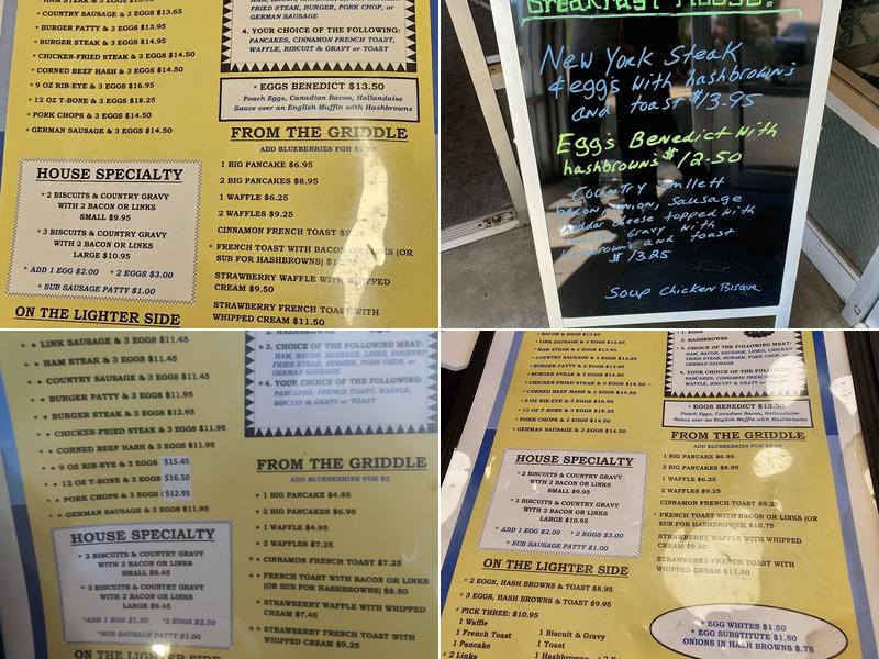 Gateway Breakfast House Menu