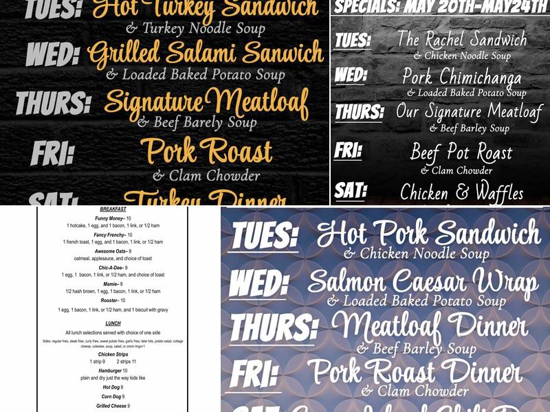 Ichabod's Restaurant Menu