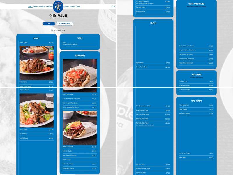 Yiassoo Menu
