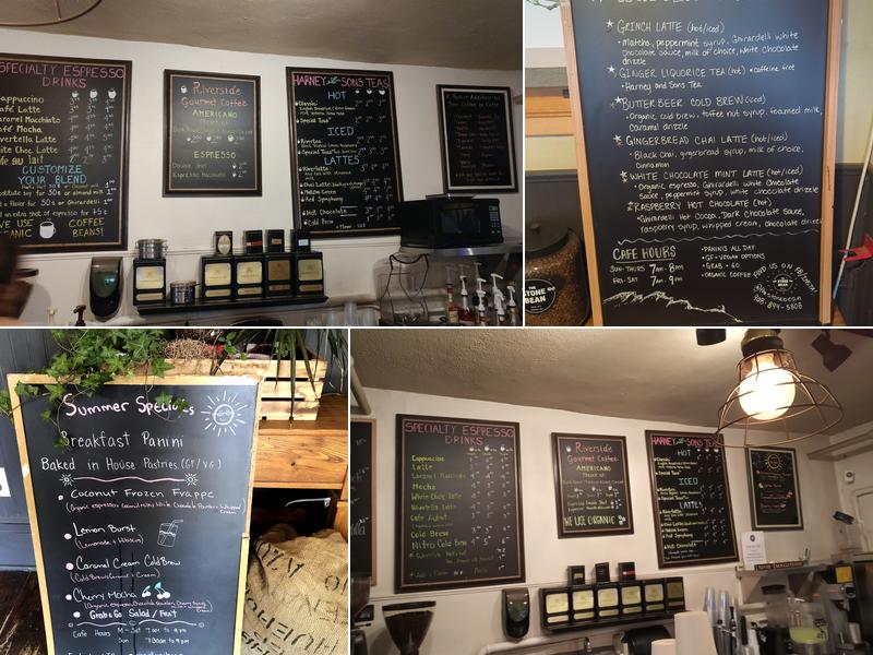 Riverside Coffee & Tea Menu