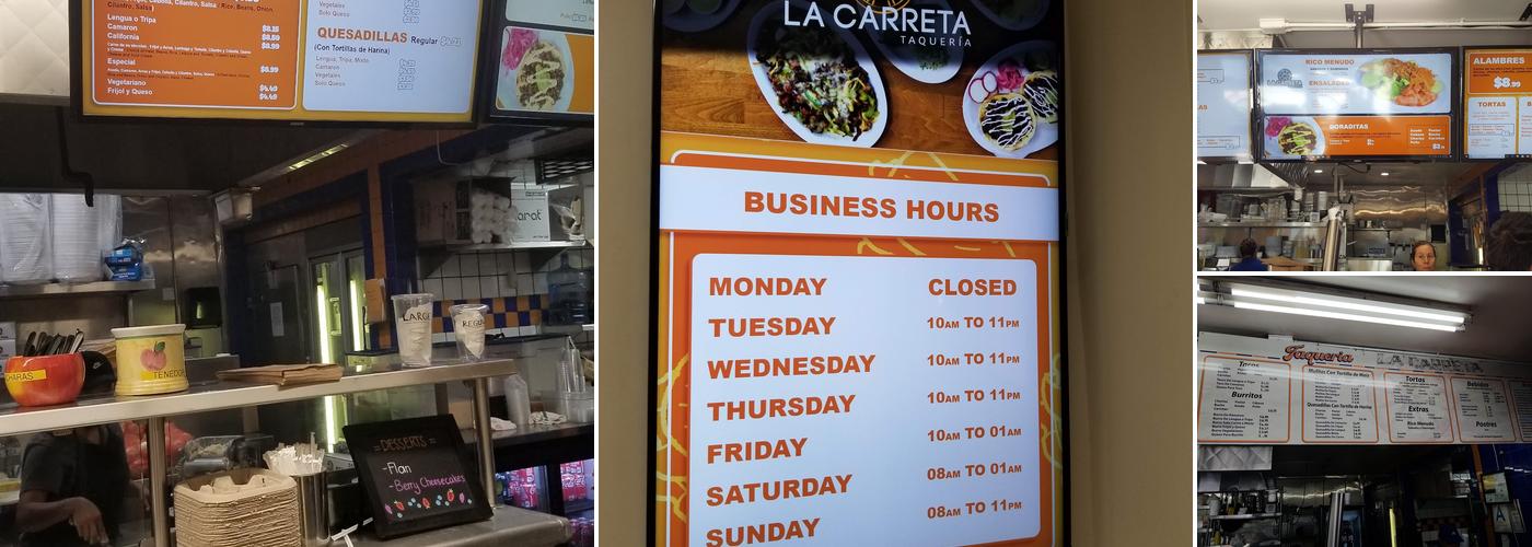 La Carreta Taqueria Menu
