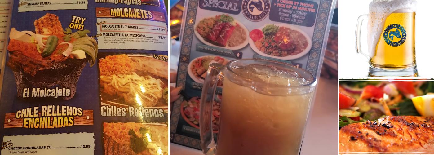 El 7 Mares Restaurant Menu