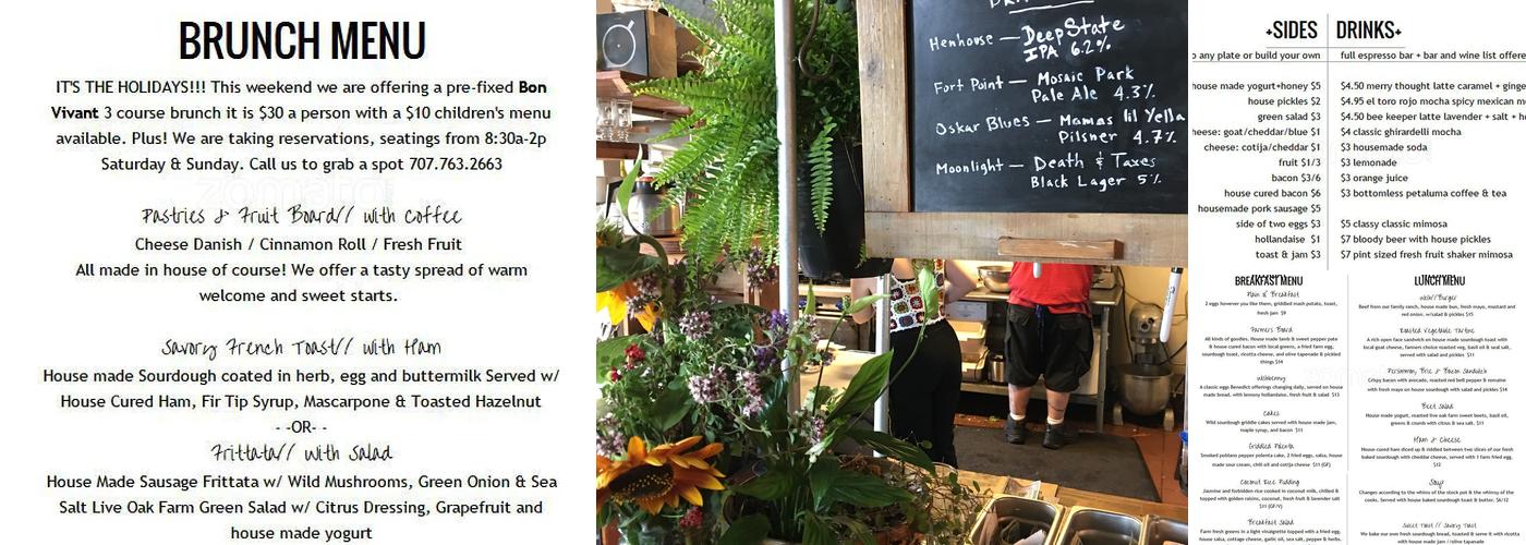 Tilted Earth Herbal Menu