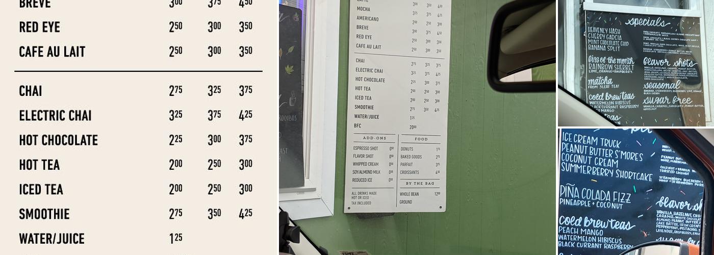 Simple Roast Coffee - East Menu