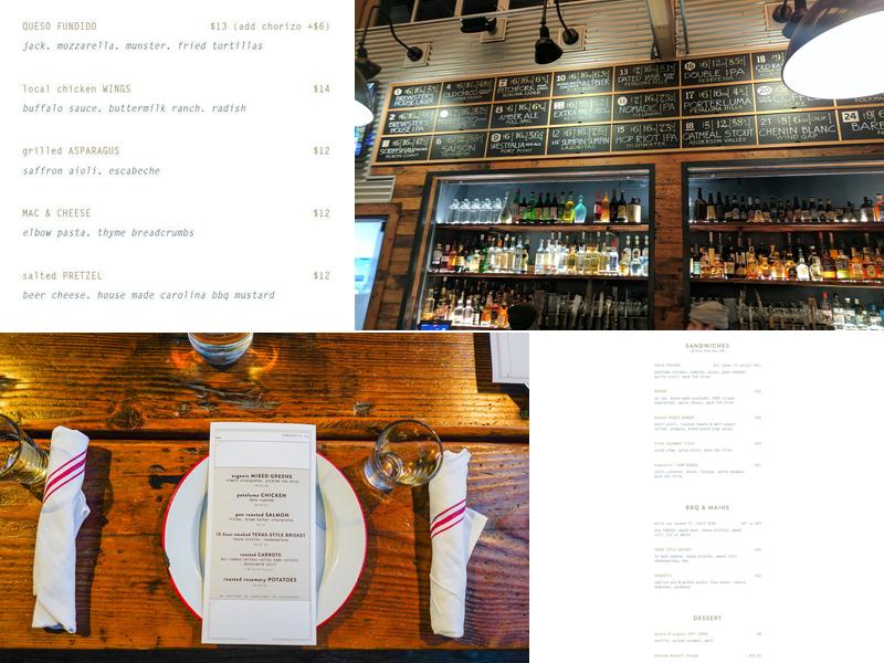 Brewsters Beer Garden Menu