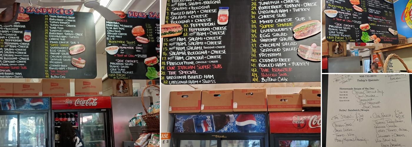 Ye Olde Sub Base Menu