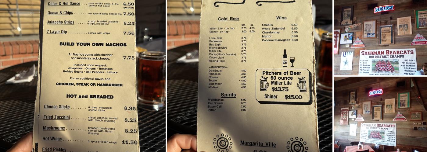 City Limits Menu