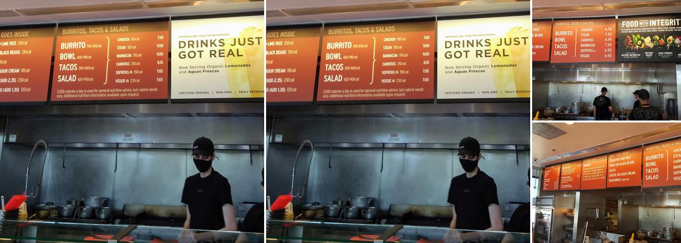 Chipotle Mexican Grill Menu