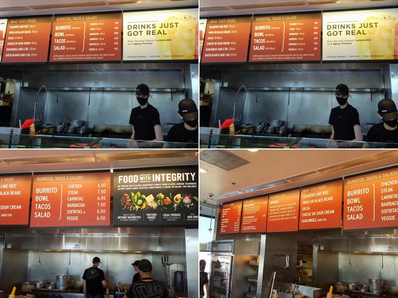 Chipotle Mexican Grill Menu