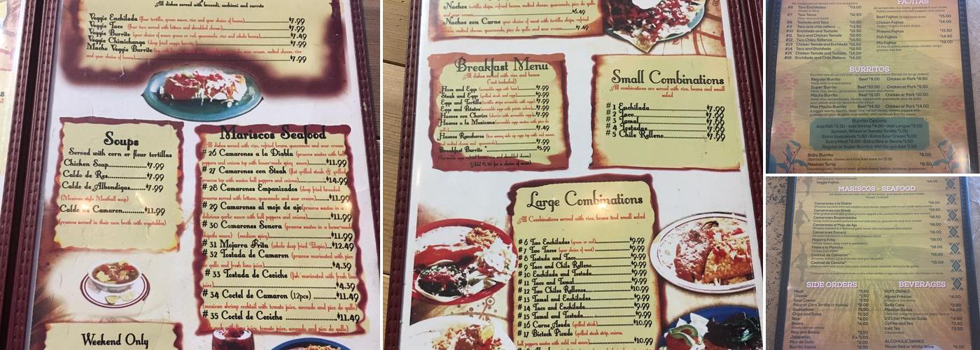 Sonora Market & Taqueria Menu