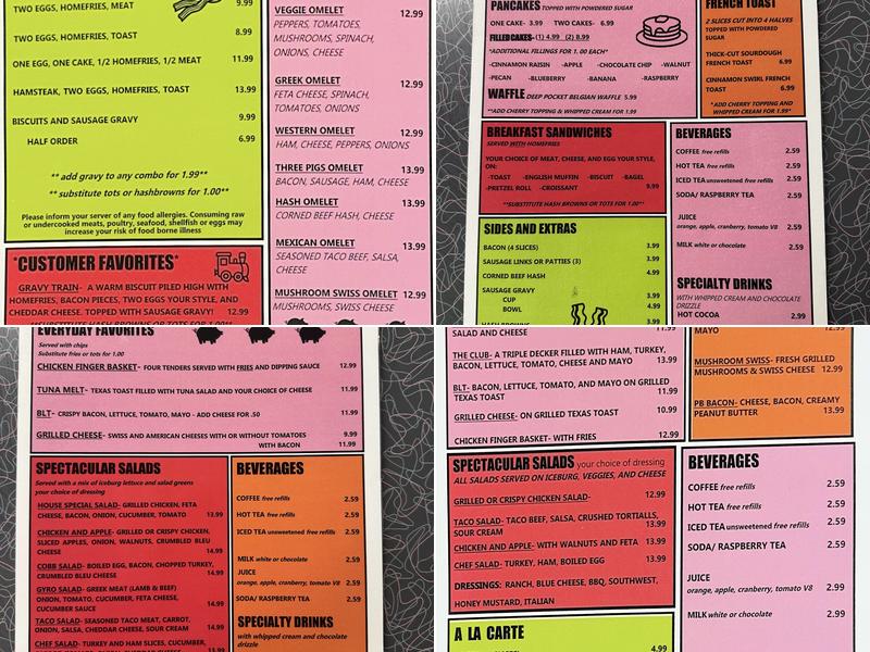 The Coffee Cup Menu