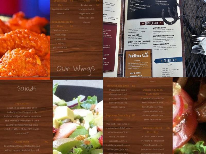 The PourHouse Neighborhood Bar and Grille Menu