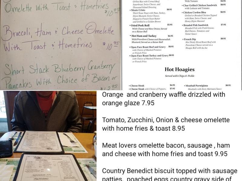 Tom's Country Kitchen Menu