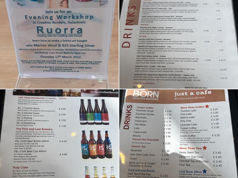 REBORN Café, Wine Bar & More Menu